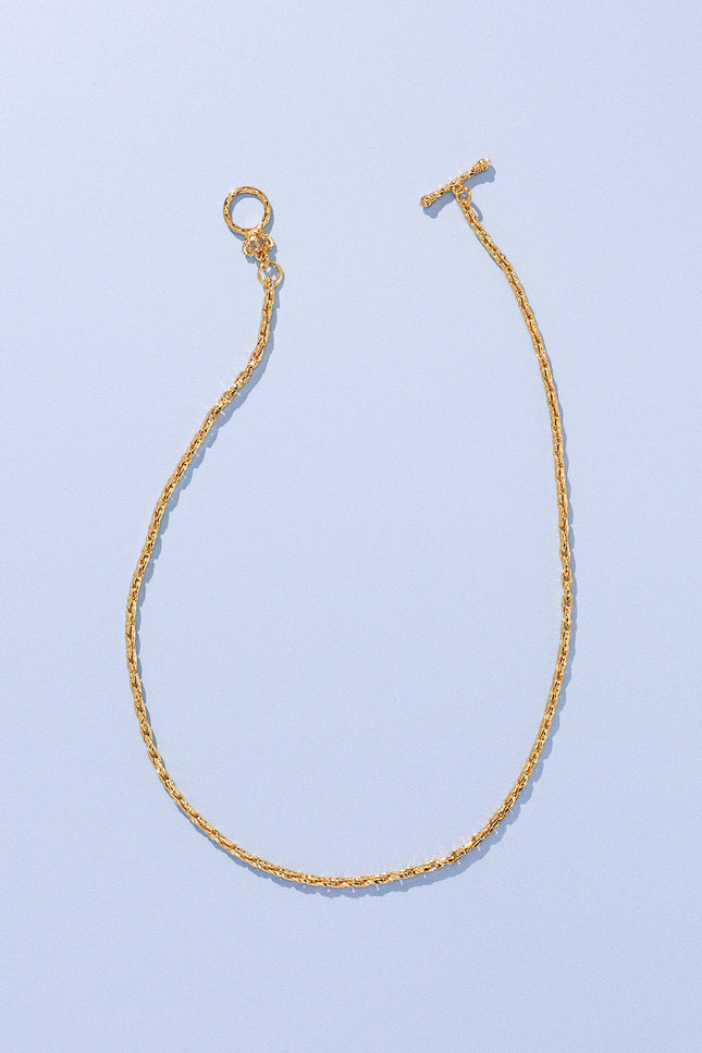 18k gold-plated Toggle Chain Necklace