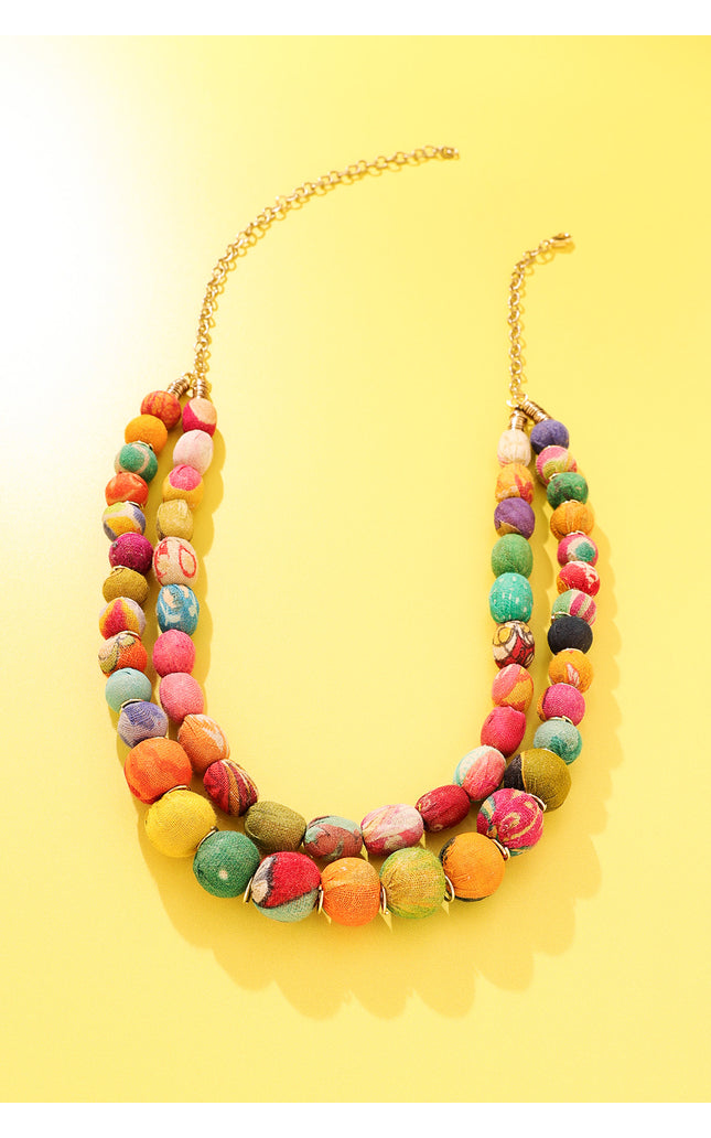 Vibrant Beaded Necklace