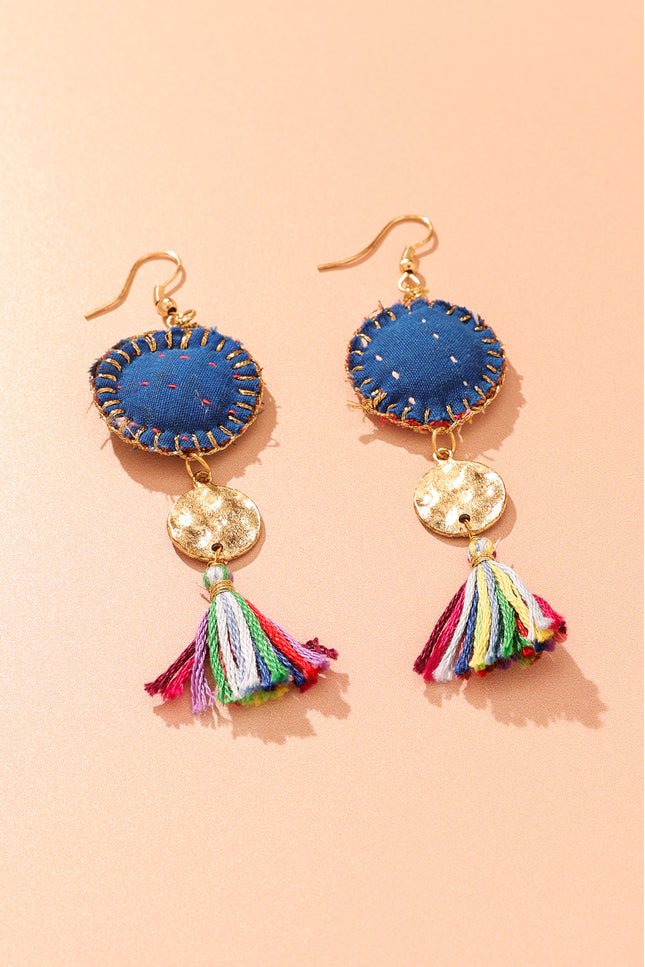Colorful Tassel Drop Earrings