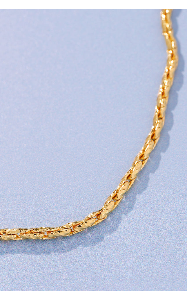 18K Gold Plated Toggle Chain Necklace