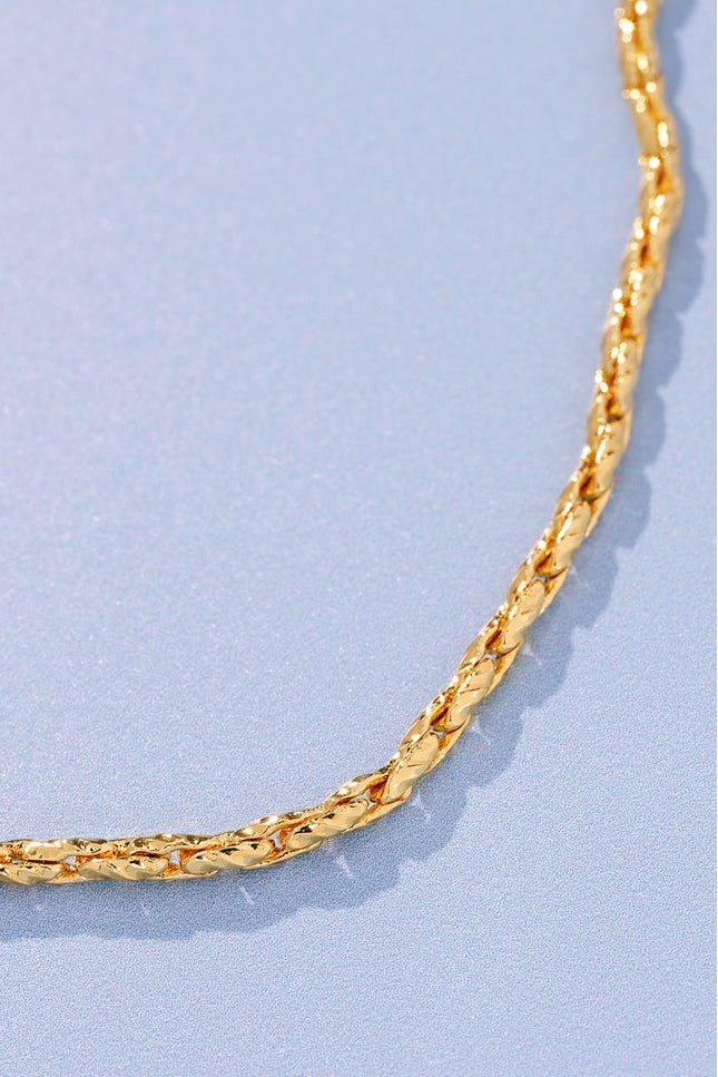 18k gold-plated Toggle Chain Necklace