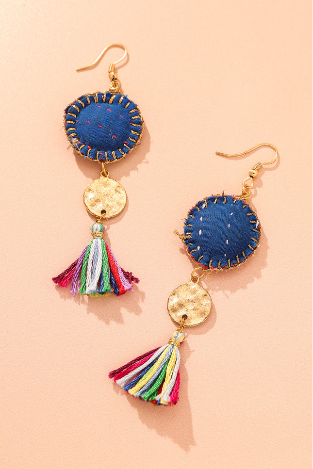 Colorful Tassel Drop Earrings