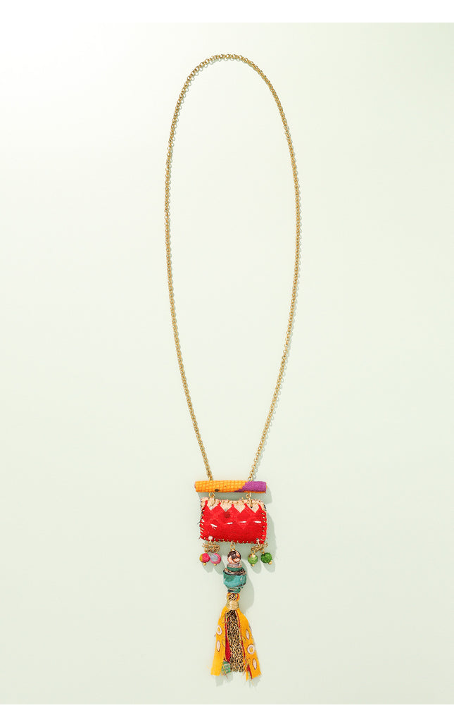 Ethnic Charm Pendant Necklace