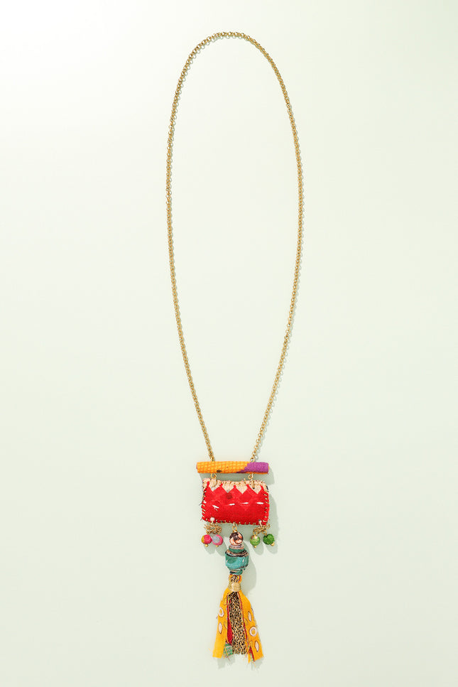 Ethnic Charm Pendant Necklace