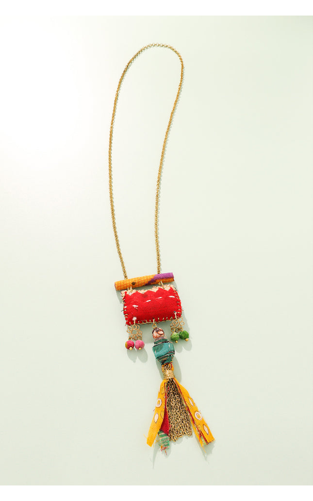 Ethnic Charm Pendant Necklace