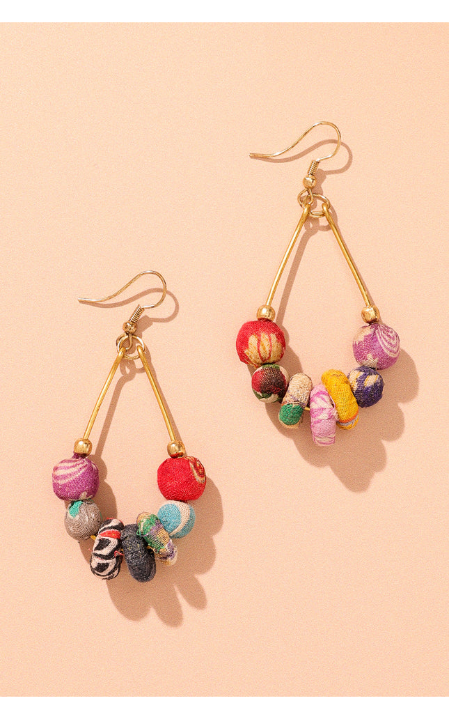 Vibrant Beaded Earrings