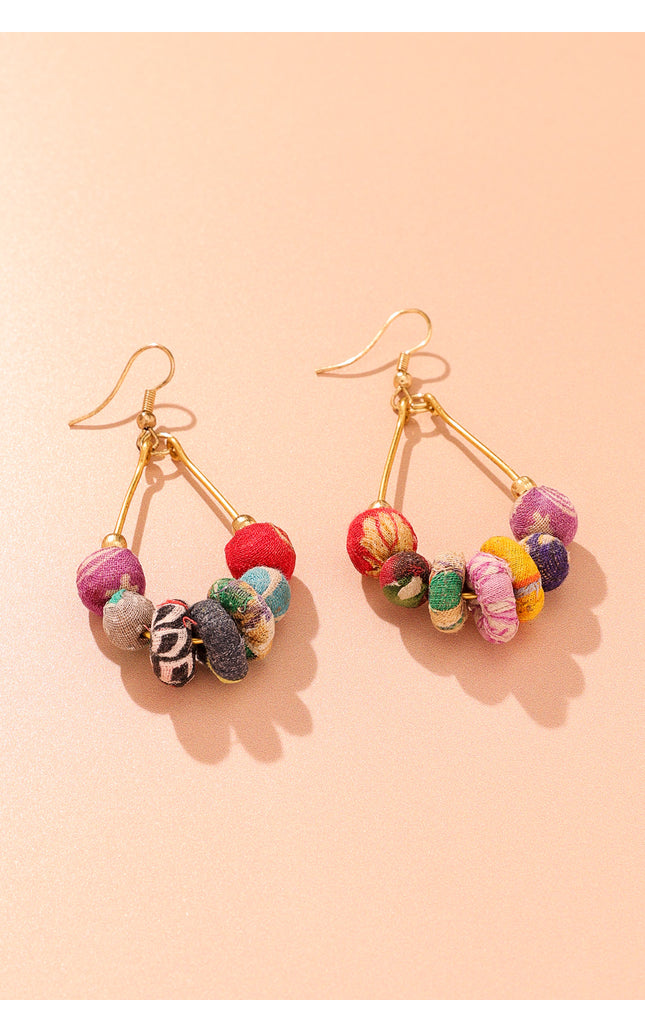 Vibrant Beaded Earrings