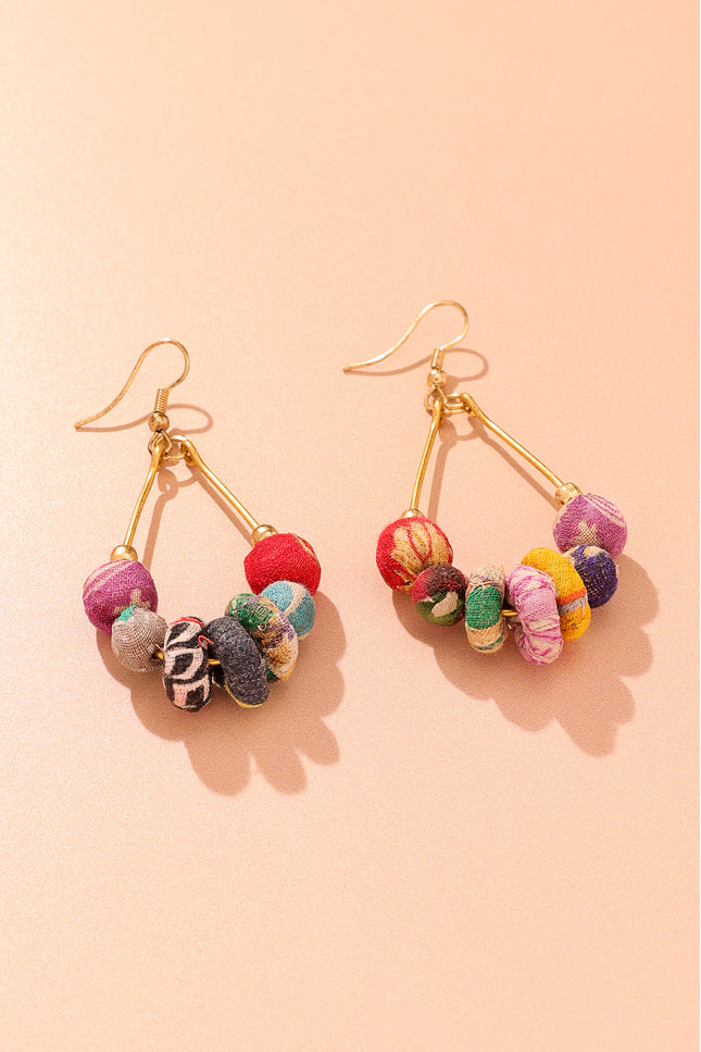Vibrant Beaded Earrings