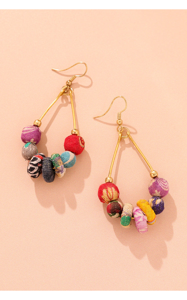 Vibrant Beaded Earrings
