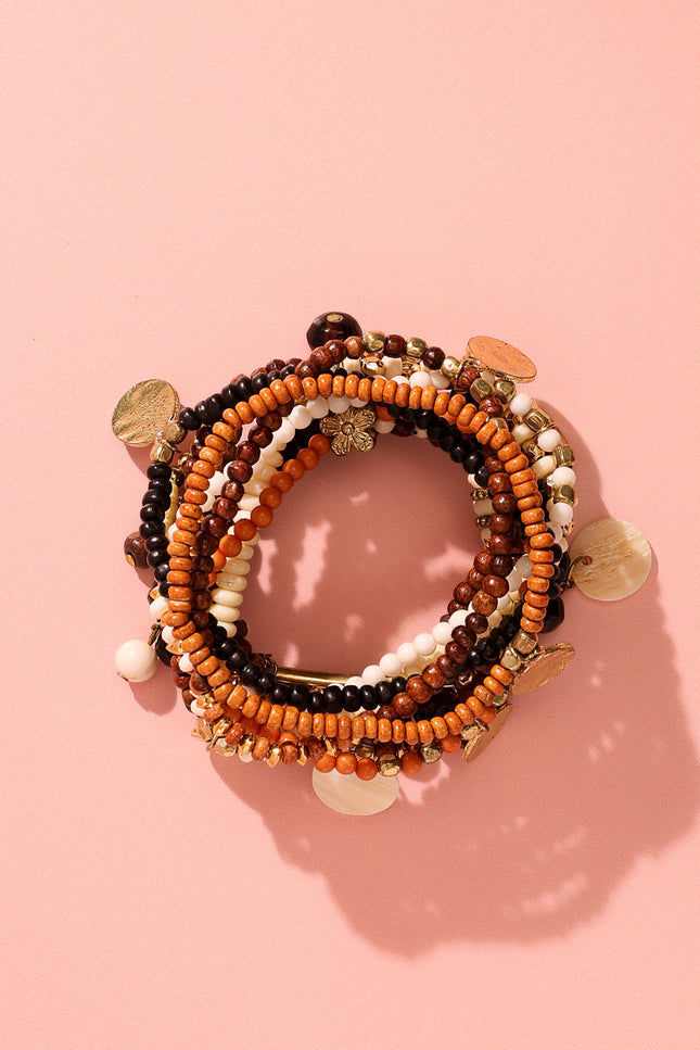 Earthy Elegance Layered Bracelet