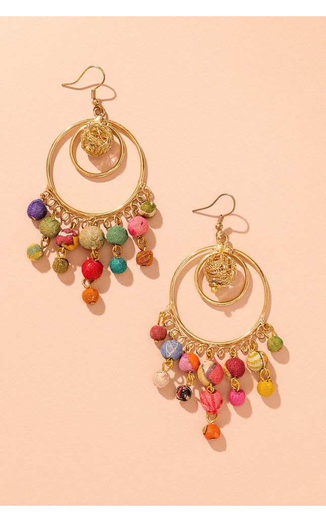 Carousel Circular Earrings