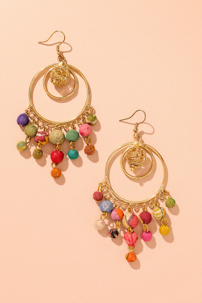 Carousel Circular Earrings
