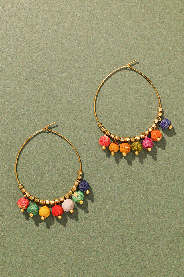 Charming Hoop Earrings