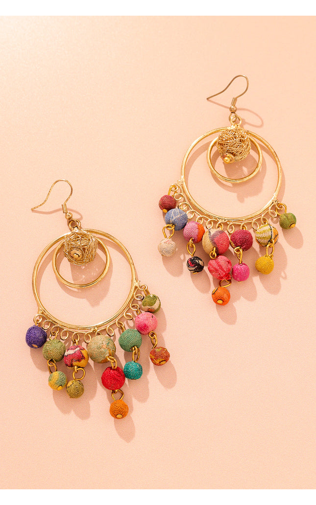 Carousel Circular Earrings