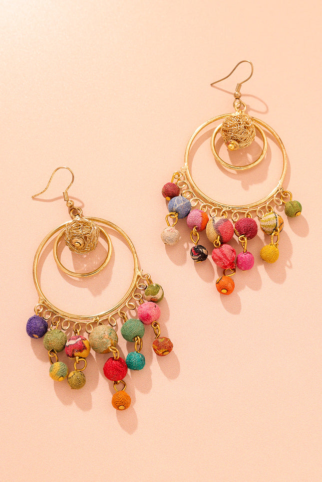 Carousel Circular Earrings