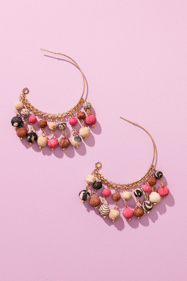 Fancy Hoop Earrings