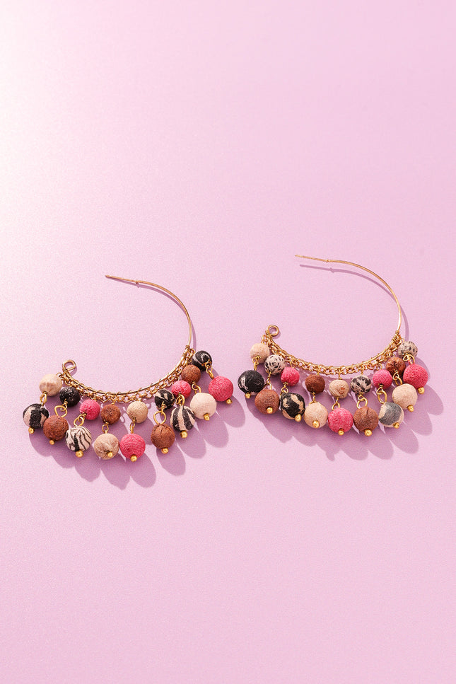 Fancy Hoop Earrings