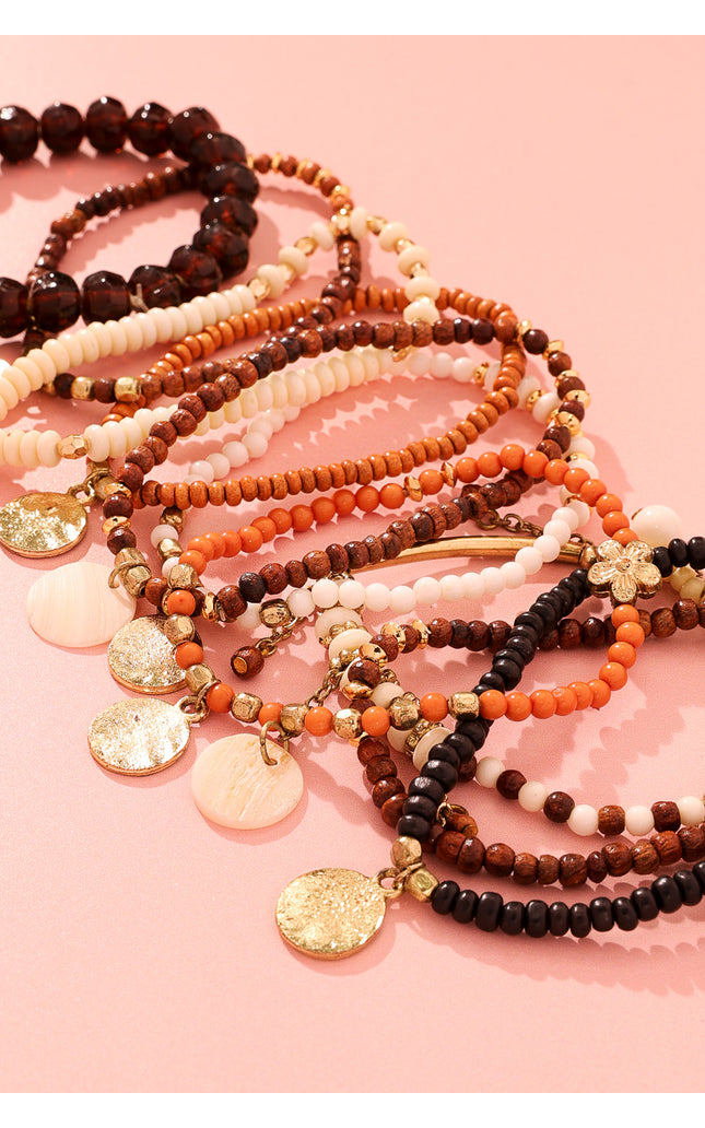 Earthy Elegance Layered Bracelet