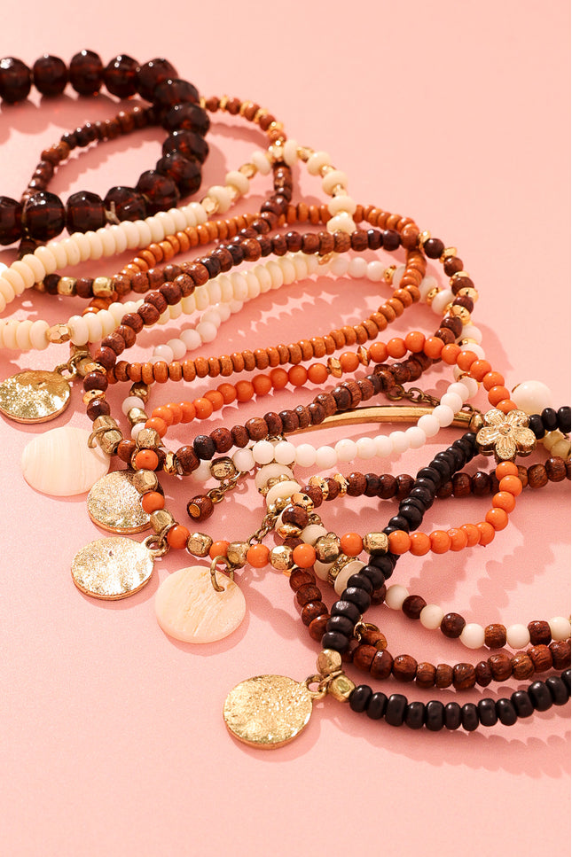 Earthy Elegance Layered Bracelet