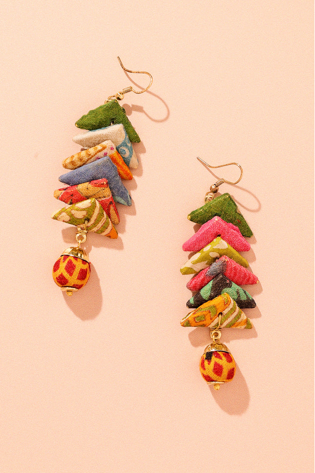 Chevron Dangle Earrings