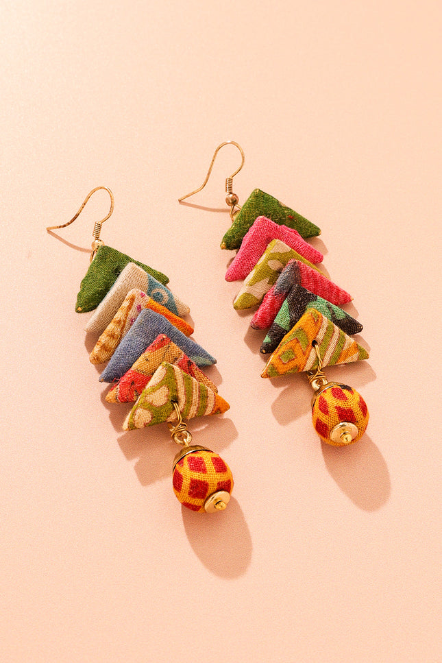 Chevron Dangle Earrings