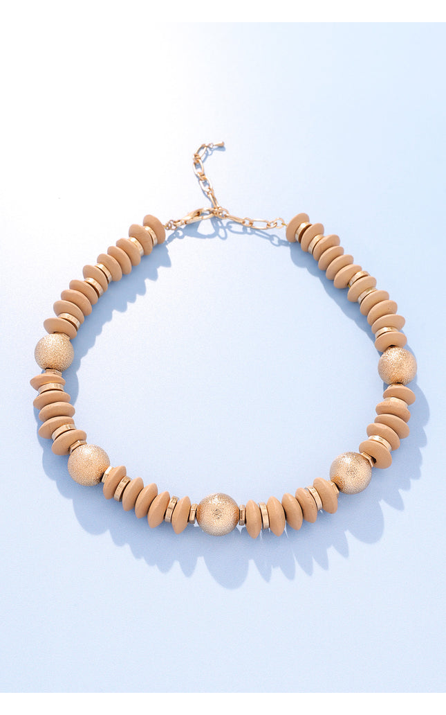 Beige Gold Necklace