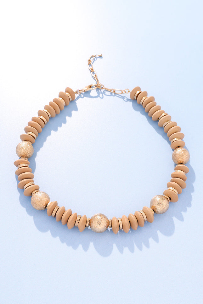 Beige Gold Necklace