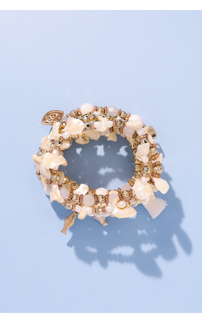 Ivory Cascade Bracelet