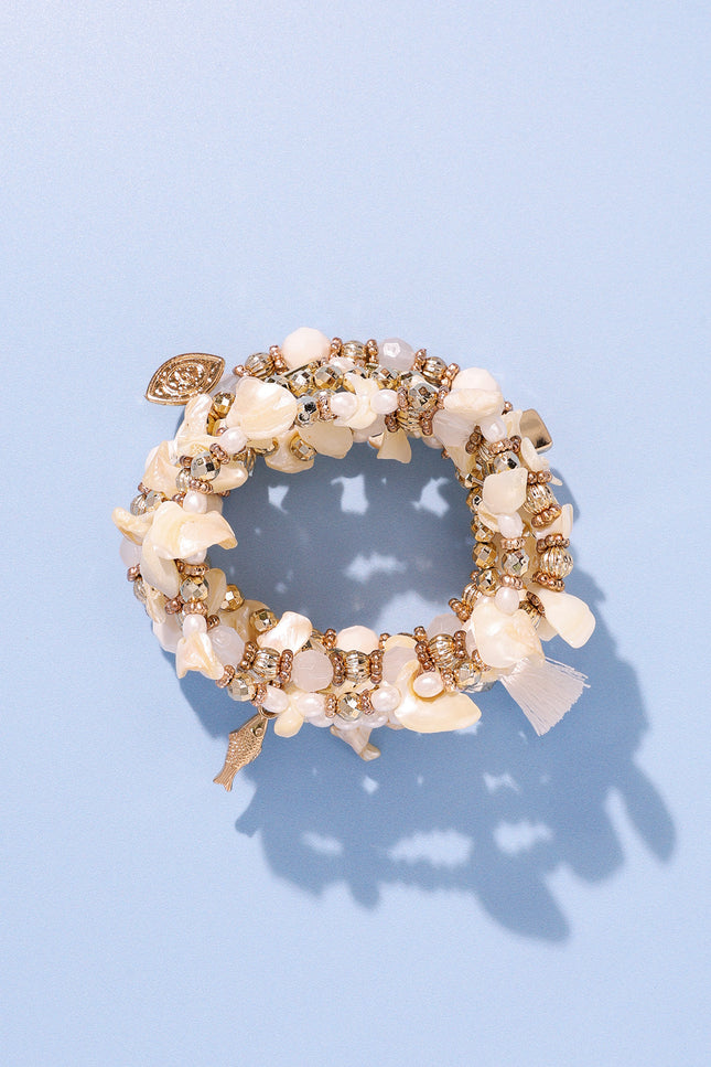 Ivory Cascade Bracelet