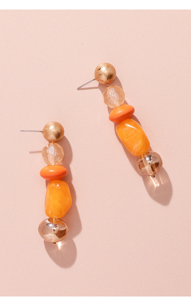 Sunset Glow Drop Earrings