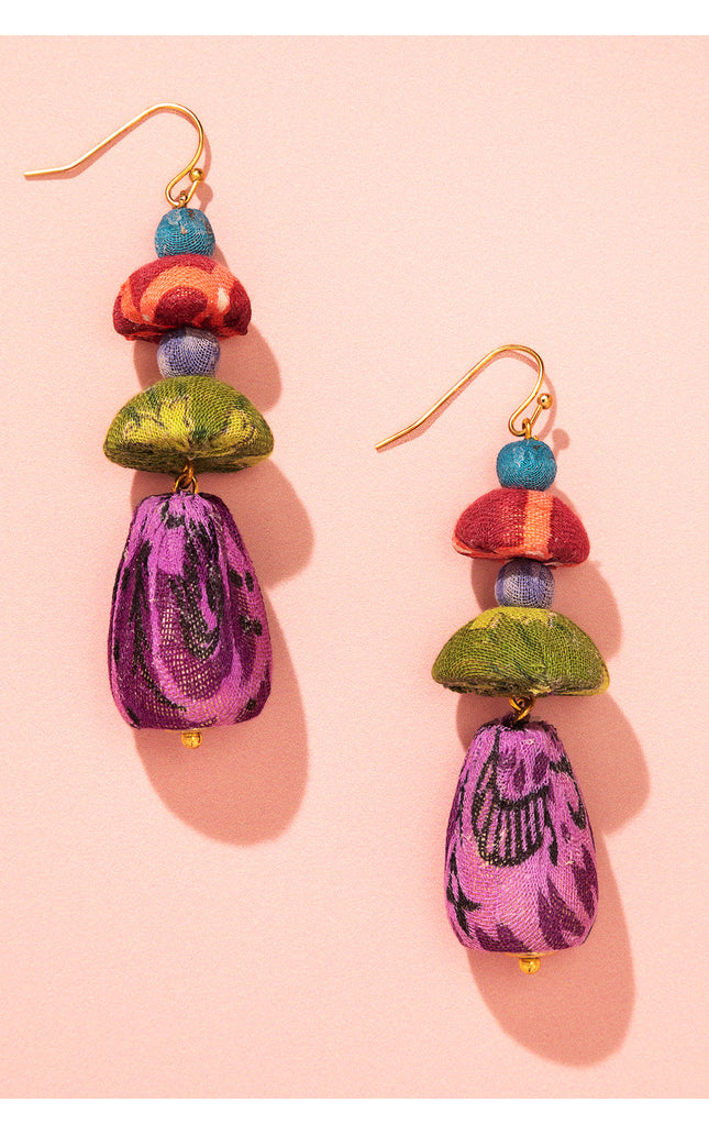Variety Shapes Multicolored earrings