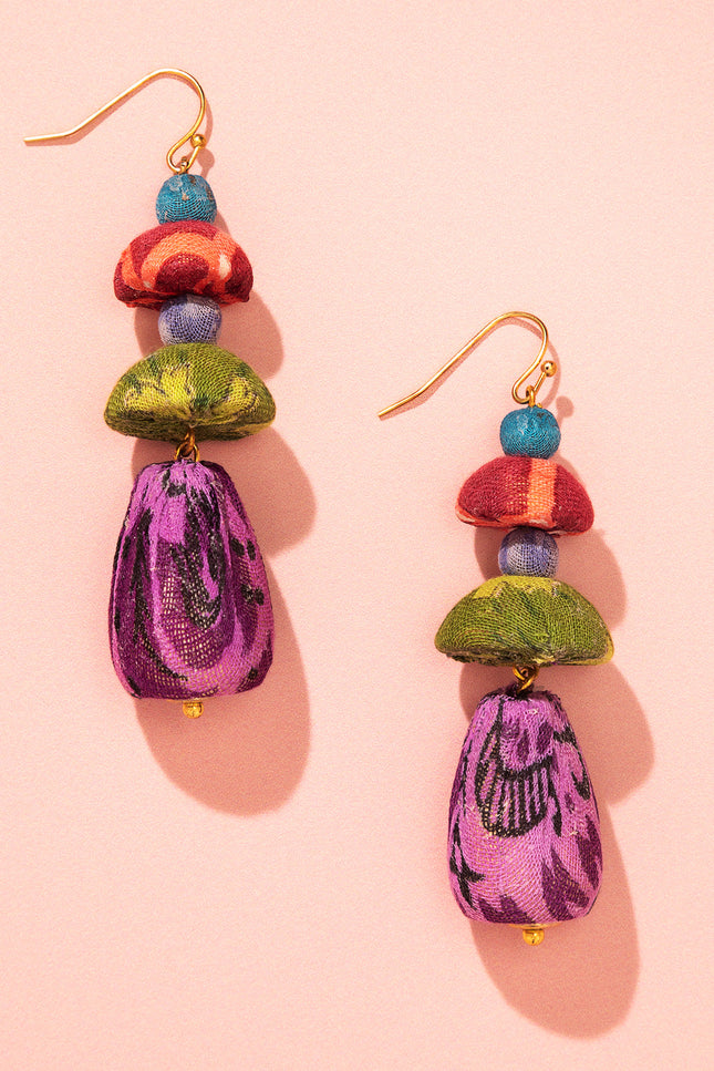 Variety Shapes Multicolored earrings