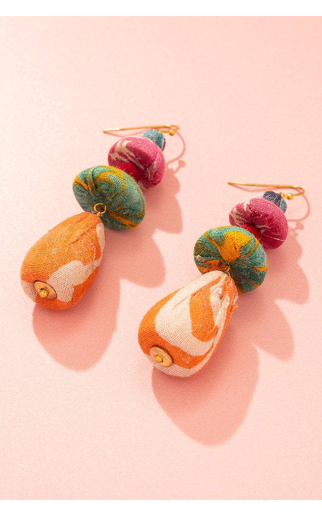 Variety Shapes Multicolored earrings