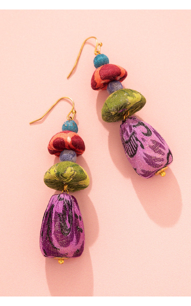 Variety Shapes Multicolored earrings