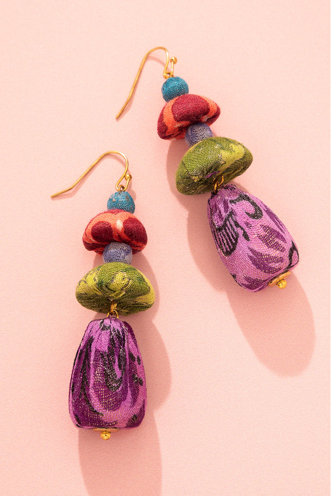 Variety Shapes Multicolored earrings