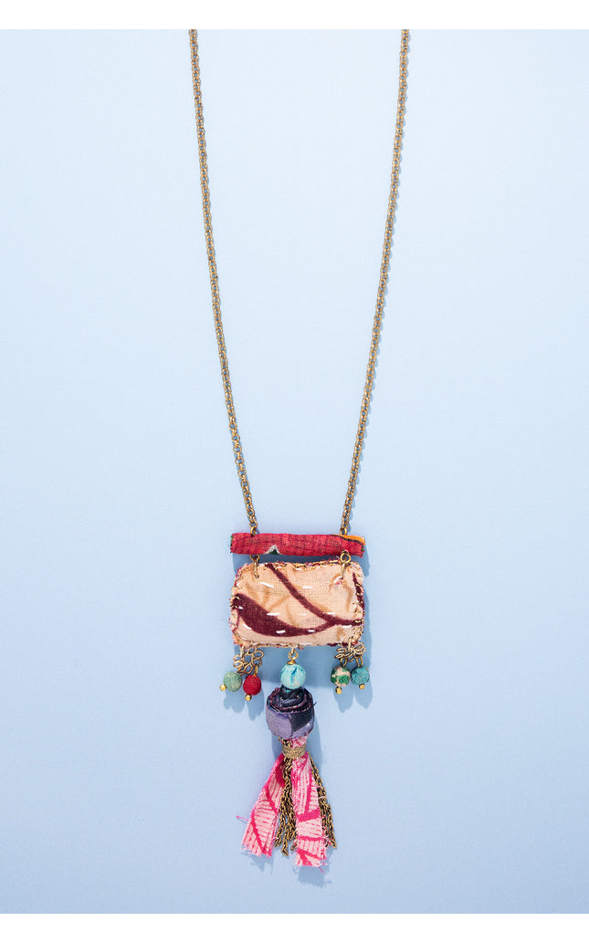 Ethnic Charm Pendant Necklace