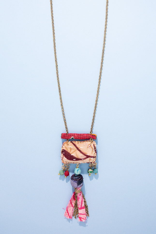 Ethnic Charm Pendant Necklace