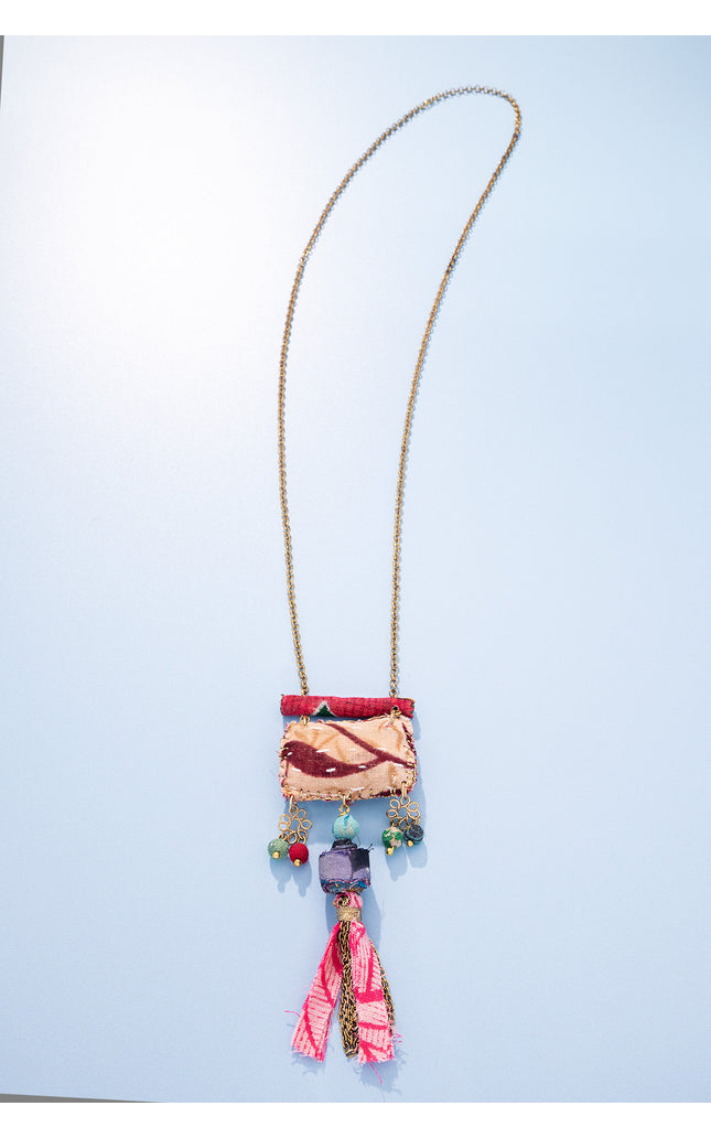 Ethnic Charm Pendant Necklace