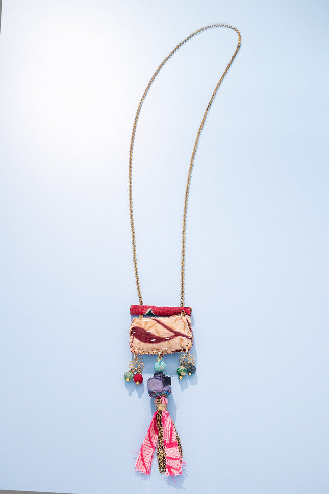 Ethnic Charm Pendant Necklace