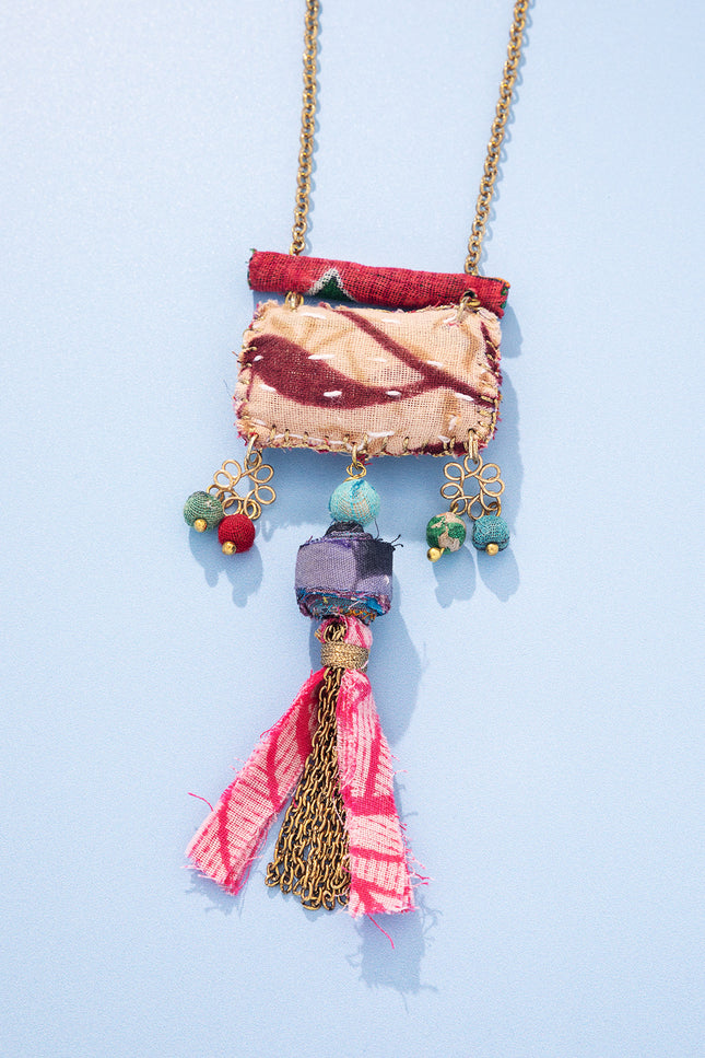 Ethnic Charm Pendant Necklace