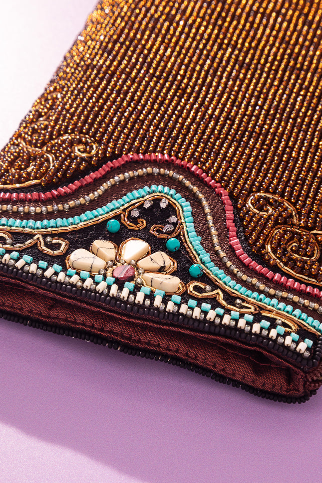 Tapestry Crossbody Phone Bag