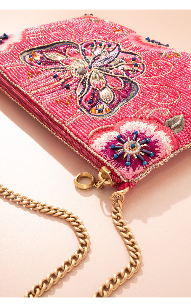 Social Butterfly Mini Crossbody Handbag